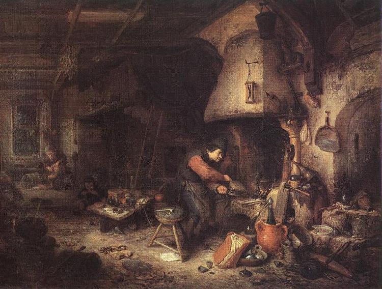 Adriaen van ostade Alchemist